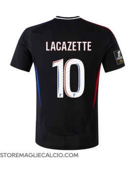Olympique Lyonnais Alexandre Lacazette #10 Maglia Gara Trasferta Repliche 2024-25 Maniche Corte